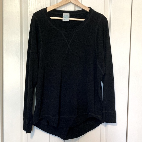 EUC Freeloader black long sleeve light sweater. Super soft! Size medium? - Picture 1 of 6